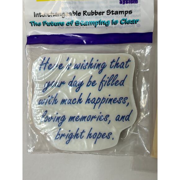 4 Cling Mount Stamps Friendship Card Making Bunny " NEW Scrapbooking Stamping - Picture 5 of 7